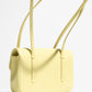 Clutch in Grainy Shiny Calfskin Yellow Color  01