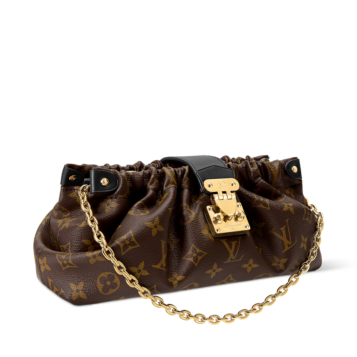 Nano Speedy Monogram Canvas Brown Cross-Body Bag