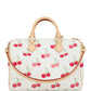 Louis Vuitton X Takashi Murakami Soft Speedy Bandouliere 30 Cherry White Monogram Gold Hardware