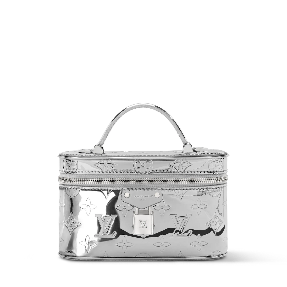 Vanity Chain Pouch Monogram Miroir Silver Crossbody Bag