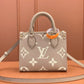Square Tote with Bold Print