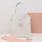 Sleek Brown Tote with Embossed Logo