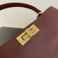 Brown Top-Handle