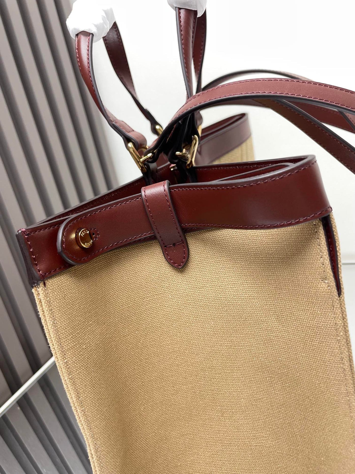 Beige Tote Bag