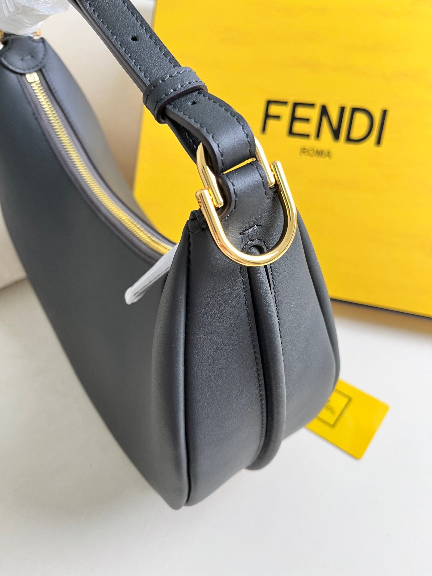 Black Crescent Bag