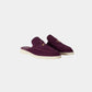 Burgundy Babouche Charms Walk Loafers