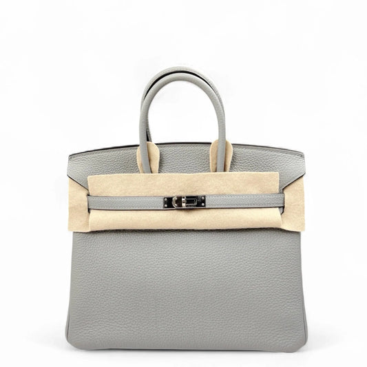 Hermes Birkin 25 Togo 4Z Gris Mouette 01