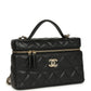 Classic Vanity with Chain in Grained Shiny Calfskin