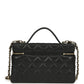 Classic Vanity with Chain in Grained Shiny Calfskin