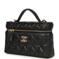 Classic Vanity with Chain in Grained Shiny Calfskin