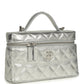 Classic Vanity with Chain in Grained Shiny Calfskin