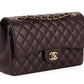 Classic Flap Brown Caviar Light Gold Hardware