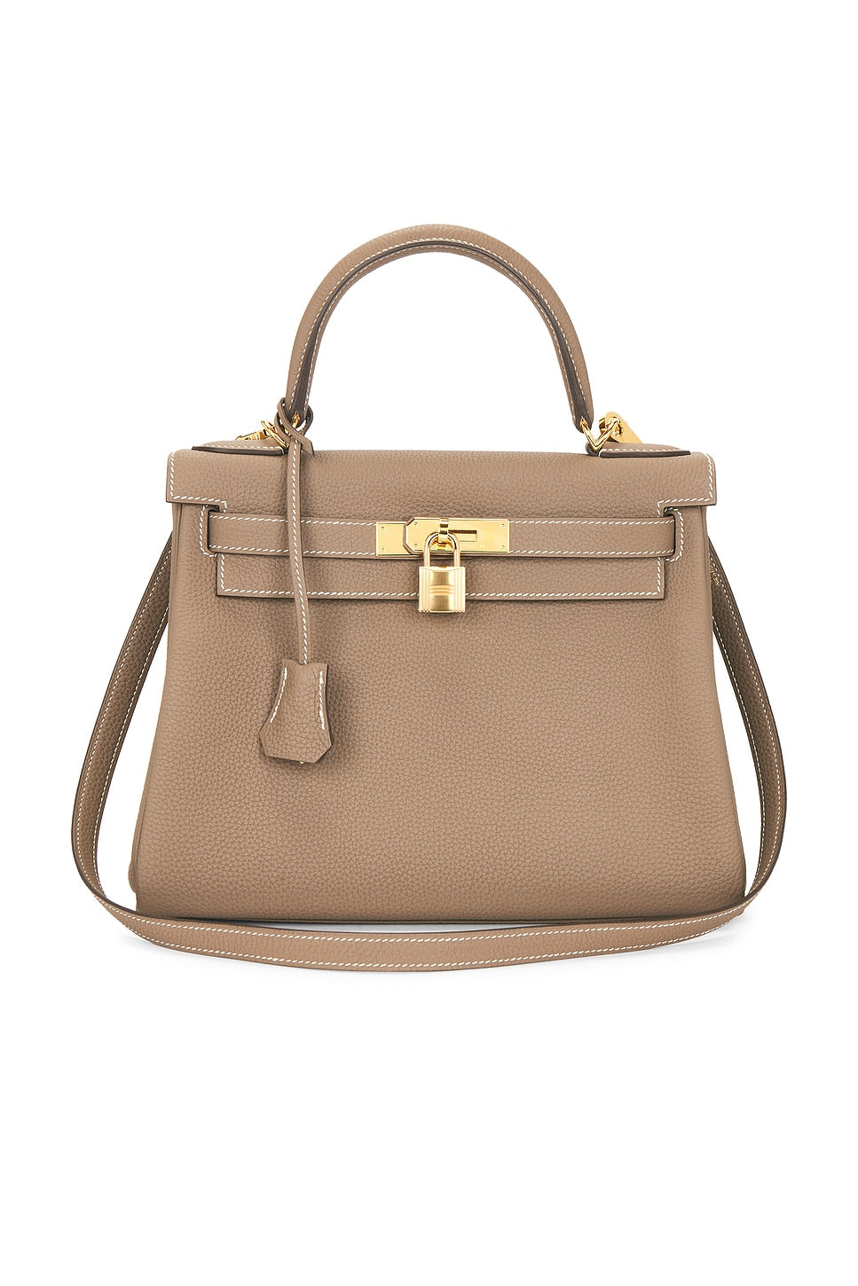 Hermès Kelly 28 Togo Etoupe Gold Hardware 01