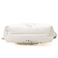22 Mini White Shiny Calf Leather Handbag