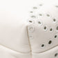 22 Mini White Shiny Calf Leather Handbag
