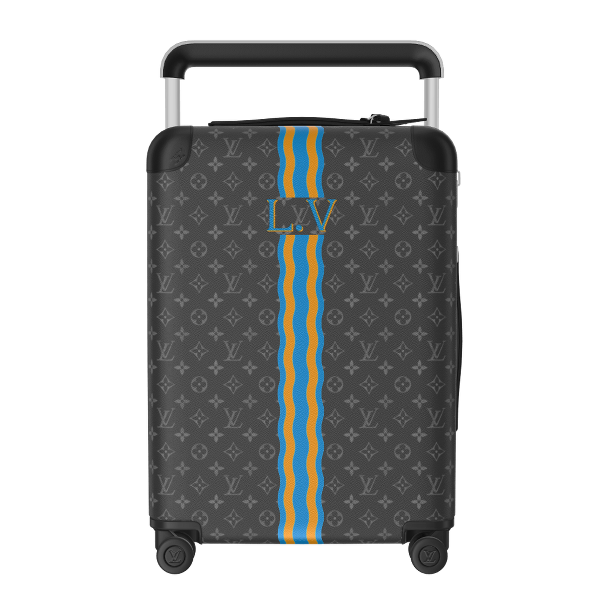 Horizon 55 Monogram Coated Canvas Cherry Motif Carry-On Suitcase