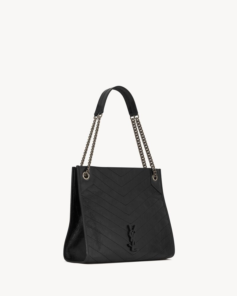 Saint Laurent Niki Shopping In Vintage Leather