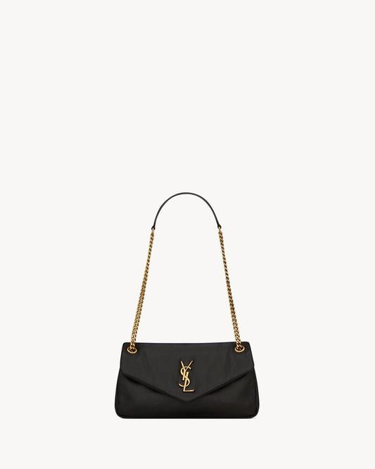 Saint Laurent Calypso Small In Plunged Lambskin