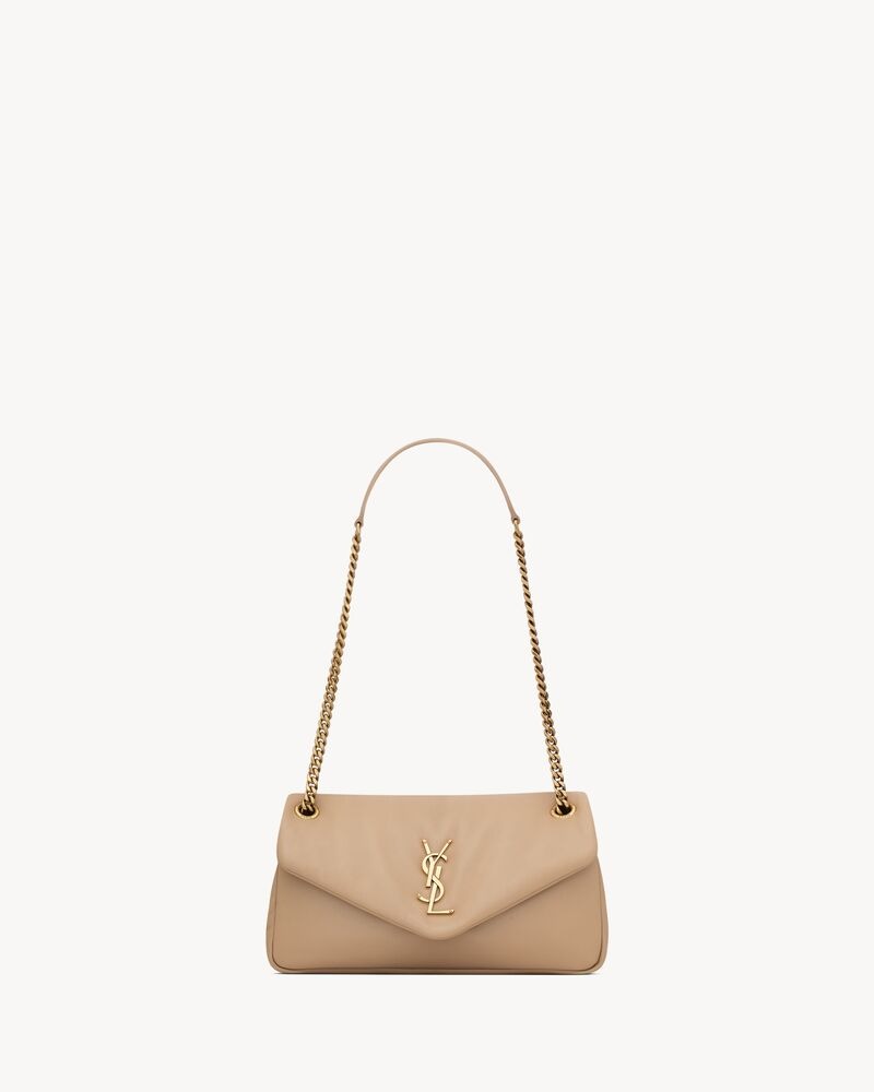 Saint Laurent Calypso Small In Plunged Lambskin