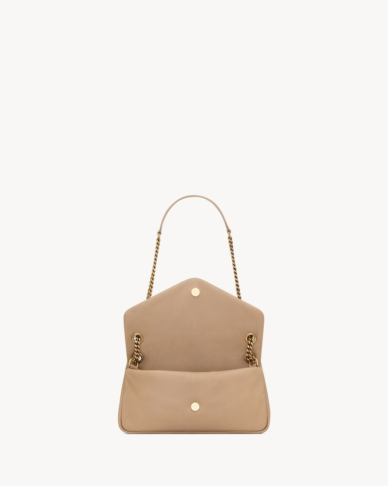 Saint Laurent Calypso Small In Plunged Lambskin
