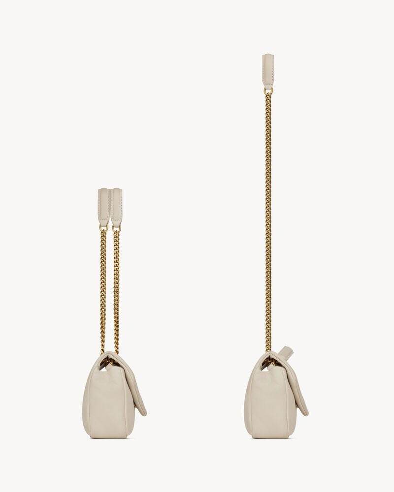 Saint Laurent Calypso Small In Plunged Lambskin