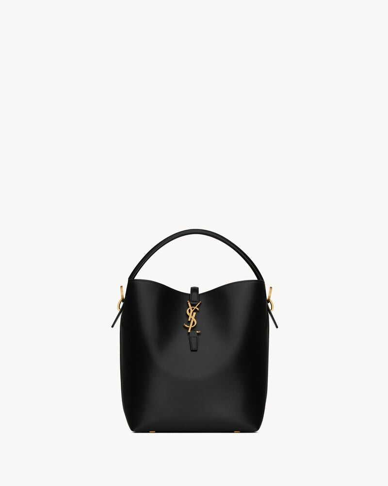 Saint Laurent Le 37 In Shiny Leather