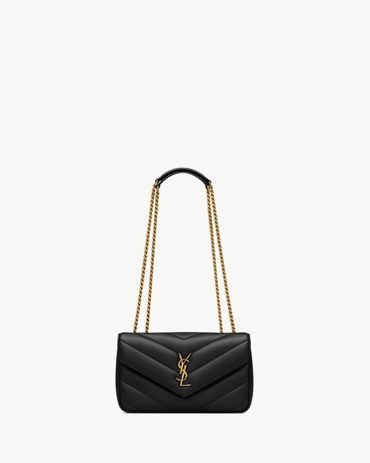 Saint Laurent Loulou Small In Quilted Lambskin 01