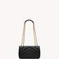 Saint Laurent Loulou Small In Quilted Lambskin 01