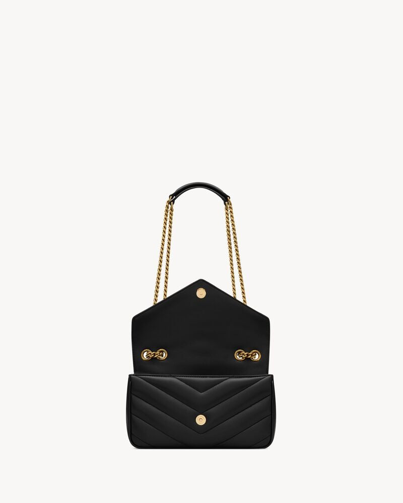 Saint Laurent Loulou Small In Quilted Lambskin 01