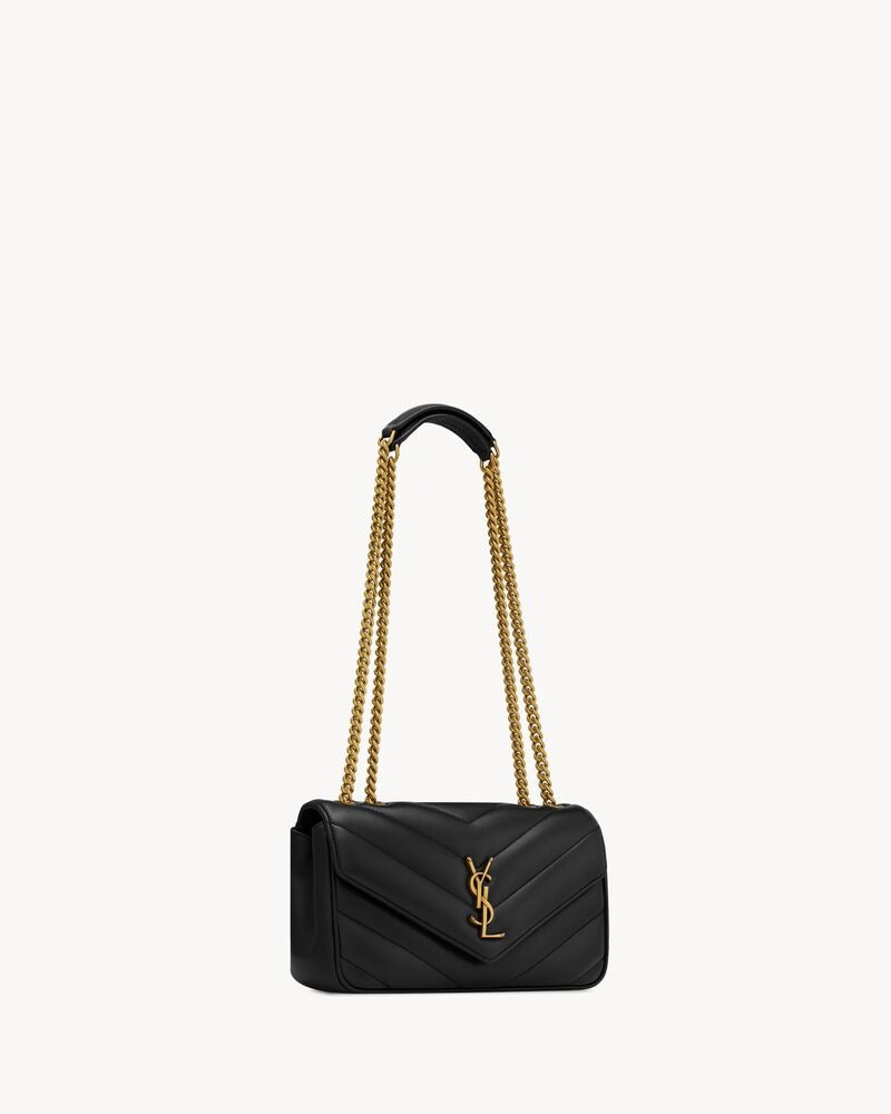 Saint Laurent Loulou Small In Quilted Lambskin 01
