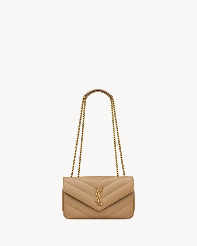 Saint Laurent Loulou Small In Quilted Lambskin
