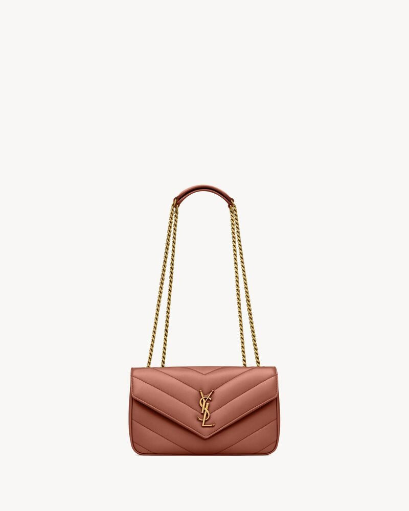 Saint Laurent Loulou Small In Quilted Lambskin