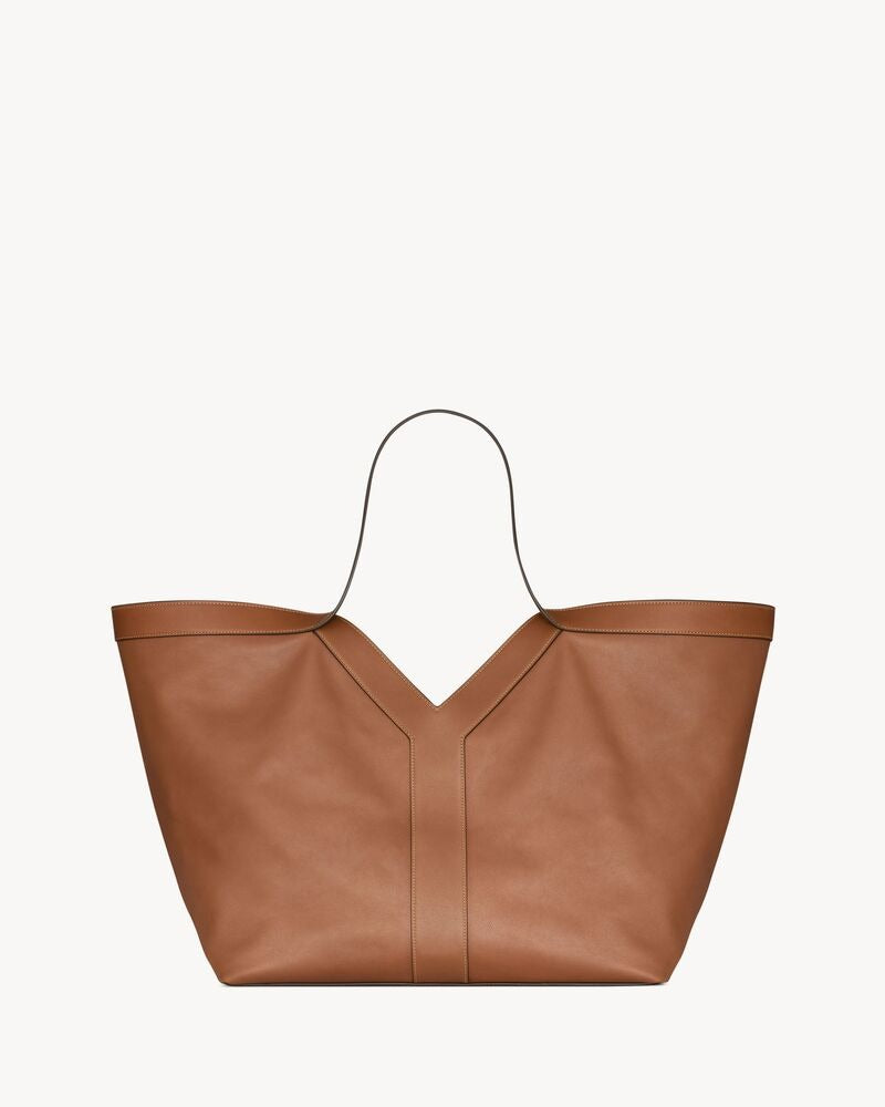 Saint Laurent Y Tote In Leather