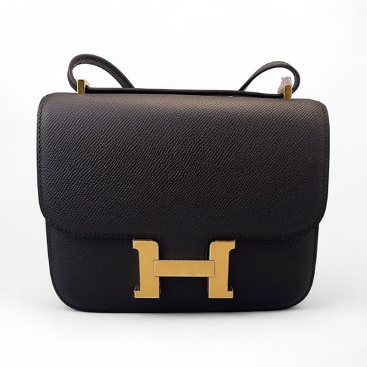 Epsom Constance 18 Black Color Gold hardware