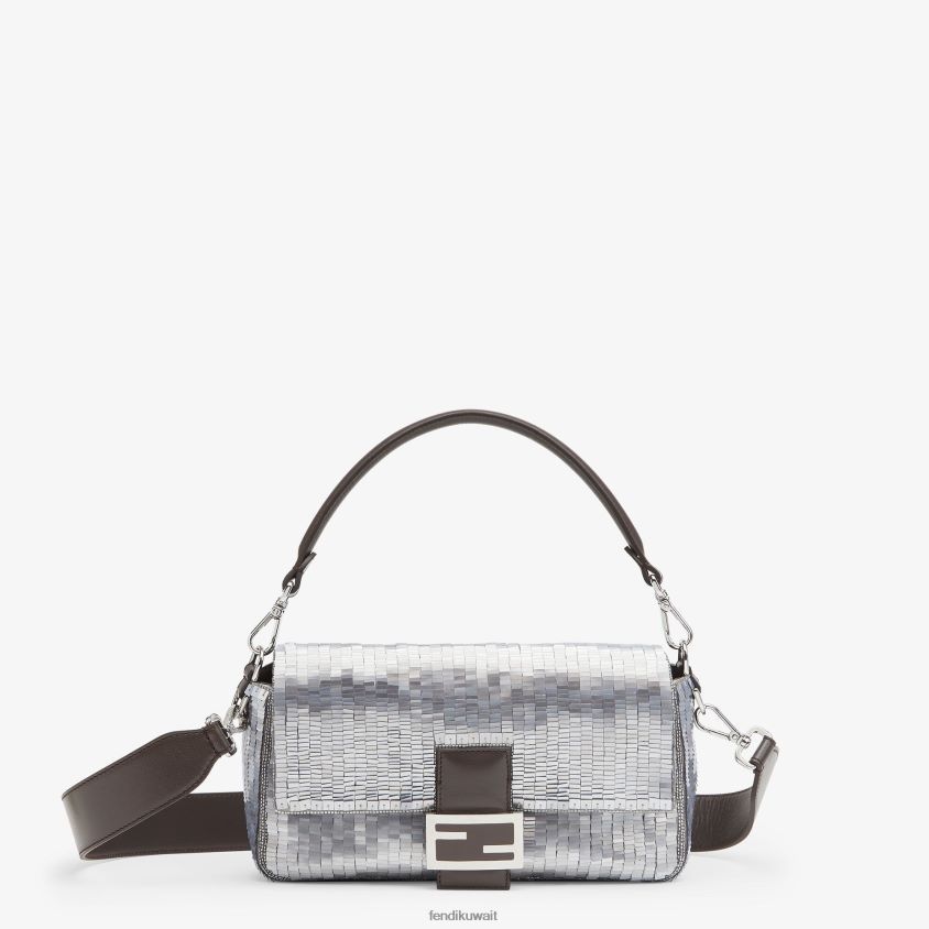 BAGUETTE handbag with sequins