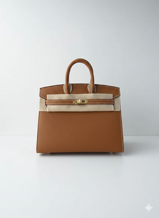 Hermès Birkin 20 Brown Epsom / Gold  Hardware 01