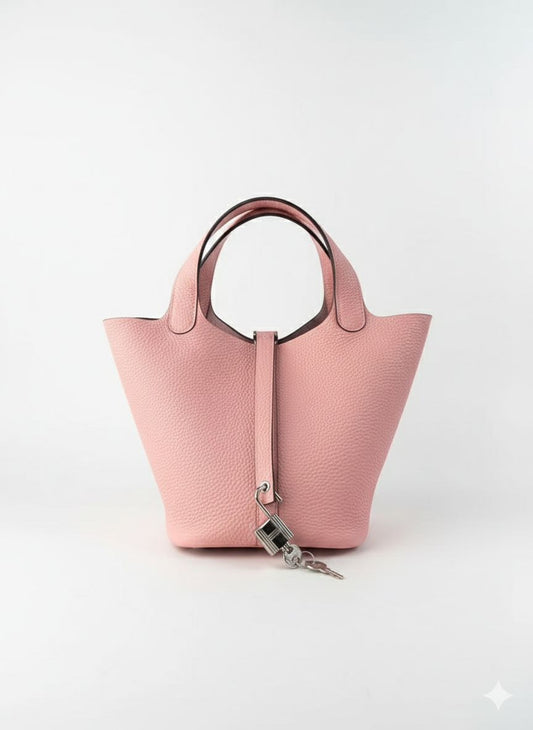 Hermès Picotin 18 Light pink color Togo / Silver  Hardware 01