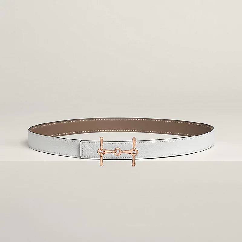H Equestre Belt Buckle & Hermès Sur Mer Reversible Leather Strap 24 MM