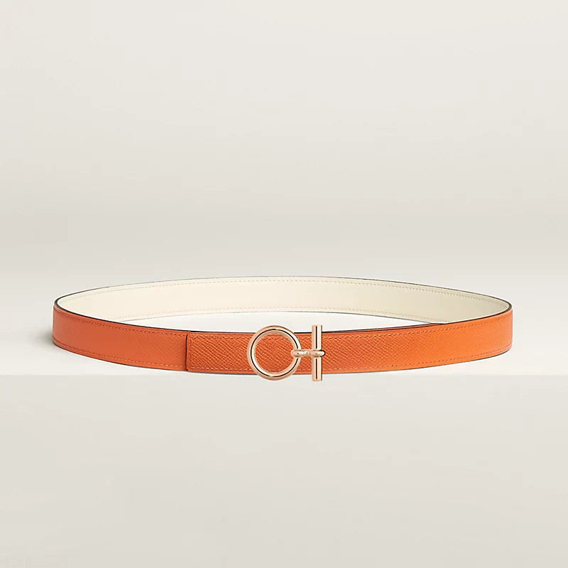 Flot belt Buckle & Hermès Sur Mer Reversible Leather Strap 24 MM
