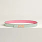 My H Belt Buckle & Hermès Sur Mer Reversible Leather Strap 24 MM