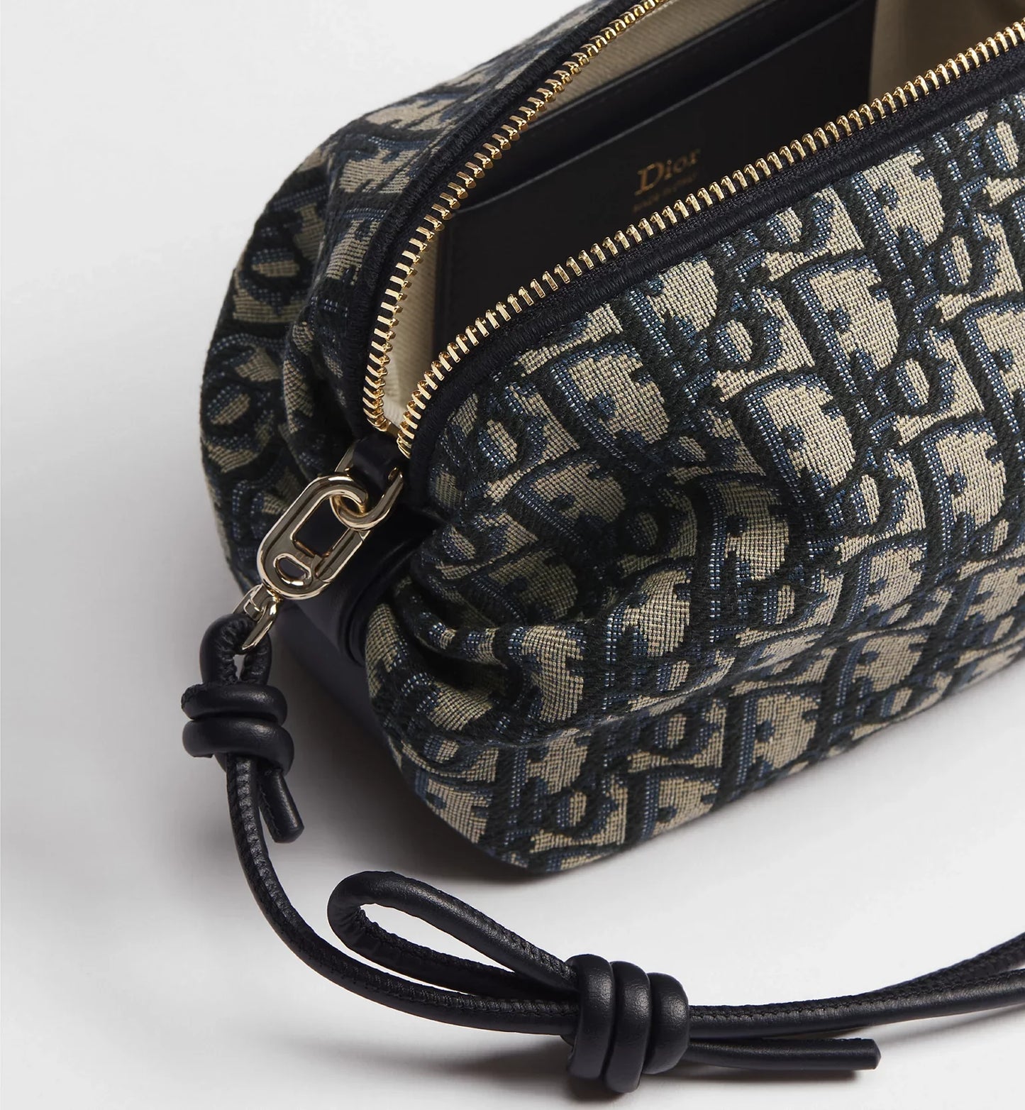 Dior Bow Pouch Blue