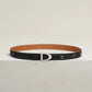 Cavaliere Belt Buckle & Reversible Leather Strap 24 MM