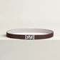 My H Belt Buckle & Hermès Sur Mer Reversible Leather Strap 24 MM
