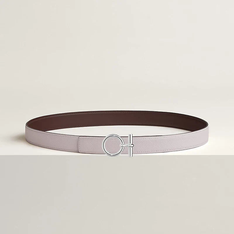 Flot belt Buckle & Hermès Sur Mer Reversible Leather Strap 24 MM