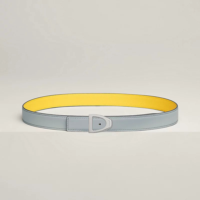 Cavaliere Belt Buckle & Reversible Leather Strap 24 MM