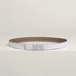 My H Belt Buckle & Hermès Sur Mer Reversible Leather Strap 24 MM
