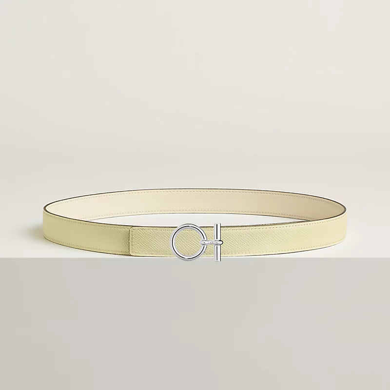 Flot belt Buckle & Hermès Sur Mer Reversible Leather Strap 24 MM
