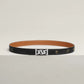 My H Belt Buckle & Hermès Sur Mer Reversible Leather Strap 24 MM