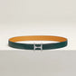 Mors H Belt Buckle & Reversible Leather Strap 24 MM