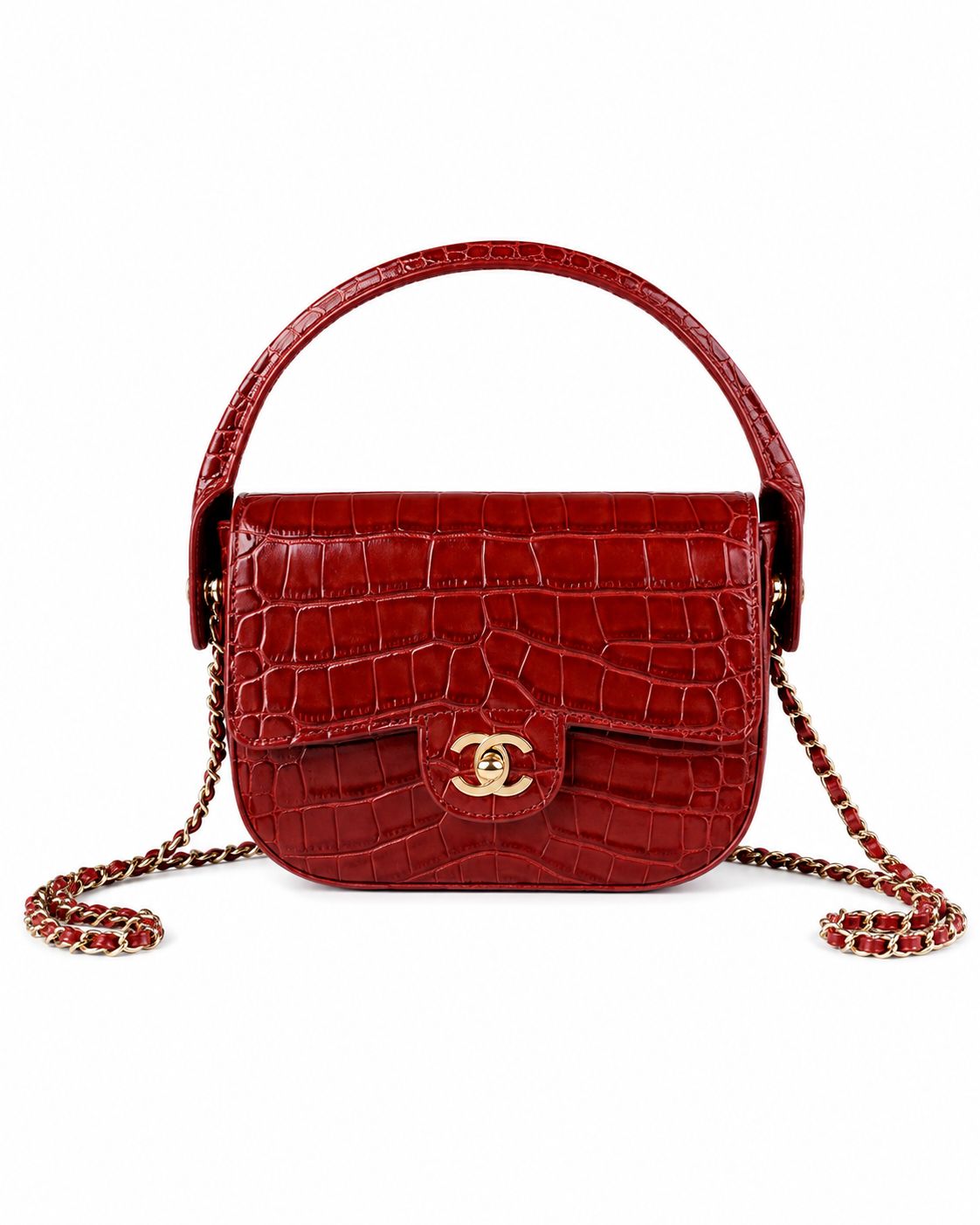 Chanel Mini Flap Top Handle Bag